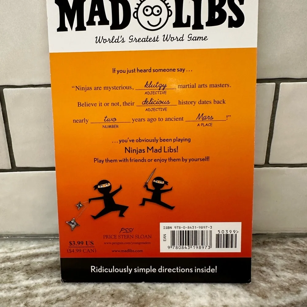 Mad libs Ninjas